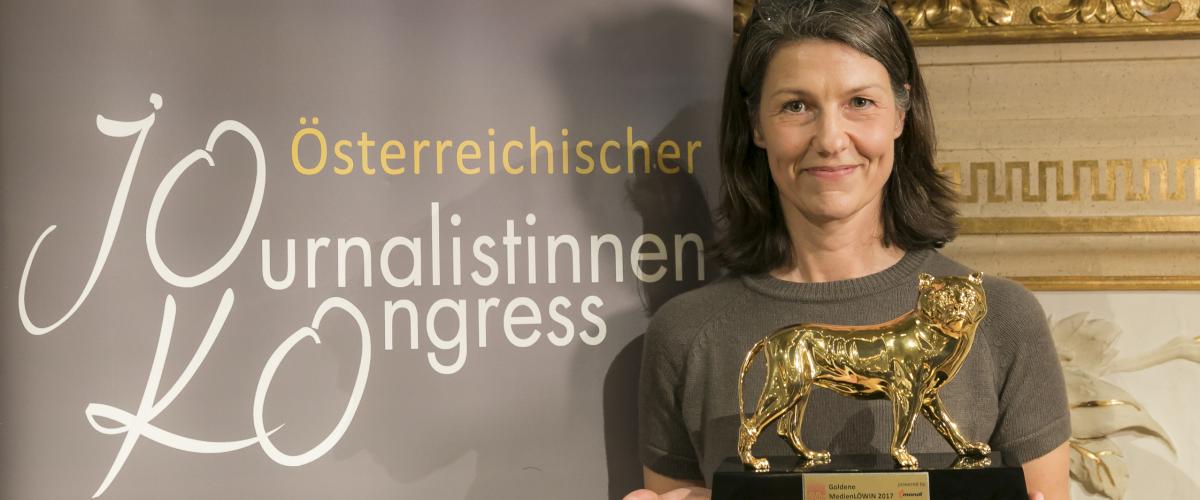 "Medienlöwin" für ORF-Redakteurin Waldner-Pammesberger