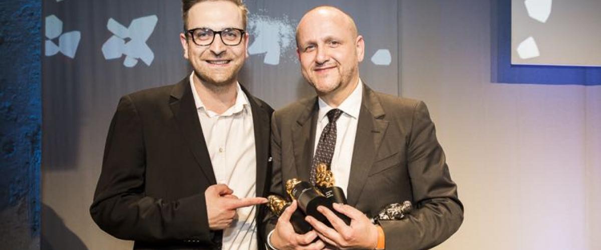 Reini Schwarzinger und Norbert Kettner © Creativ Club Austria/Heidi Pein & Phillip Lichtenegger CCA-Venus 2018 vergeben