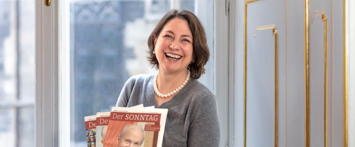 Erzdiözese Wien / Stephan Schönlaub / 12.03.2021 Sophie Lauringer neue Chefredakteurin der "Wiener Kirchenzeitung"