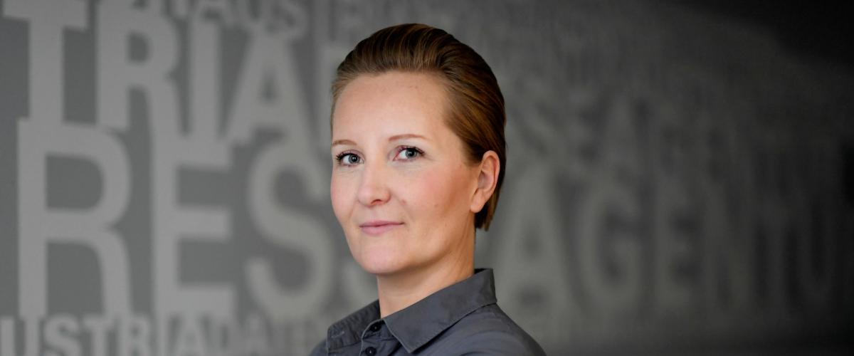 Fotocredit: APA/Roland Schlager Marie-Theres Fischer leitet APA-Bildredaktion