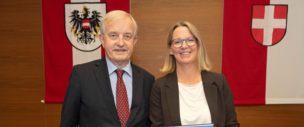 Fotocredit: ÖÄK/Noll Pressepreis der Österreichischen Ärztekammer an Ertl und Haberhauer