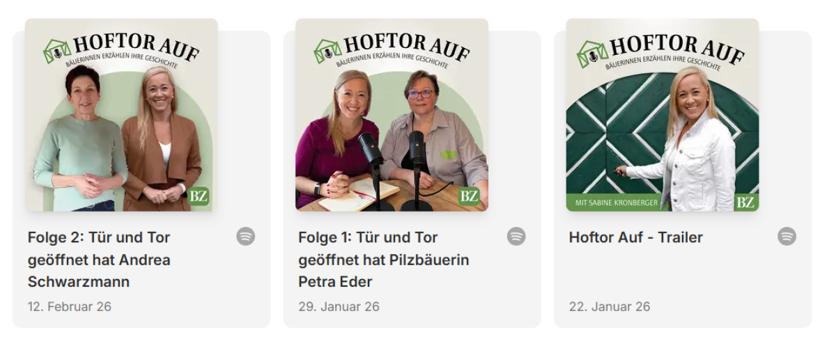 "Hoftor Auf": Neuer Podcast der "BauernZeitung"