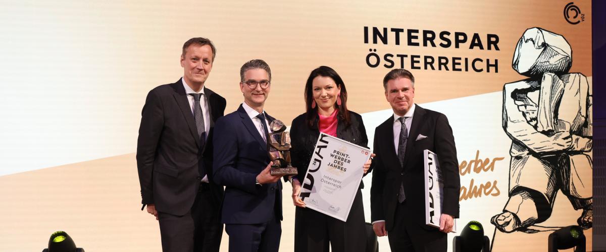 Interspar Österreich ist Printwerber des Jahres 2025