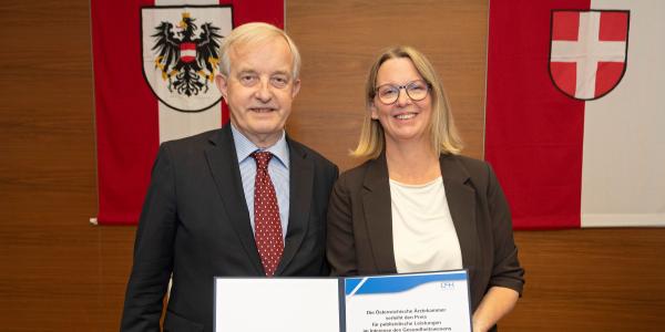 Pressepreis der Österreichischen Ärztekammer an Ertl und Haberhauer