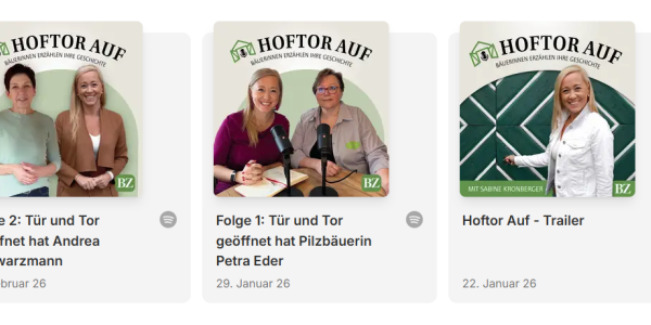 "Hoftor Auf": Neuer Podcast der "BauernZeitung"