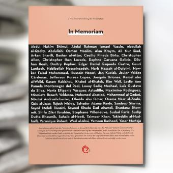 VÖZ-Medien gedenken getöteter Journalisten