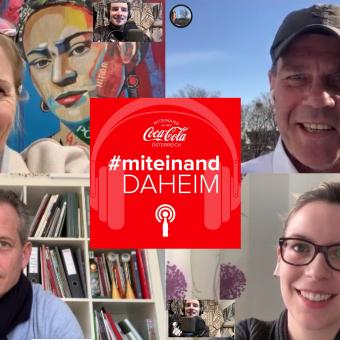 Coca-Cola startet Podcast '#miteinand daheim'
