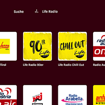 Neue Radioplayer-App von Sky Q
