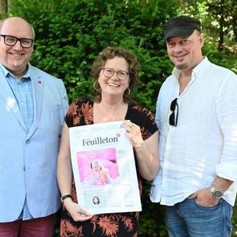 Bernhard Baumgartner, Christina Böck und Matthias Greuling