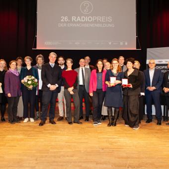 GewinnerInnen der 26. Radiopreise der Erwachsenenbildung