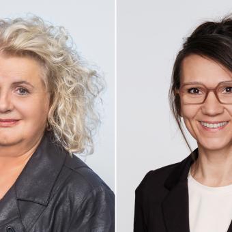 Barbara Rauchwarter und Petra Haller