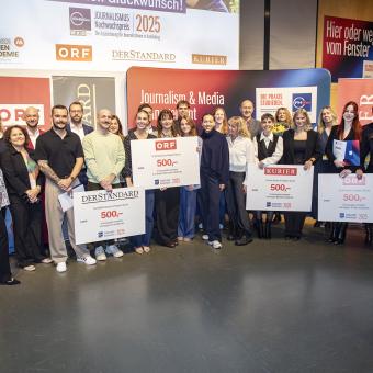 FHWien der WKW verlieh Journalismus Nachwuchspreis 2025 